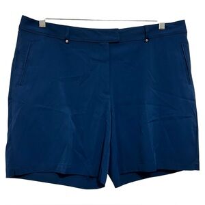 Lady Hagen Women’s Golf Shorts Blue Size 16 Stretch Performance Pockets